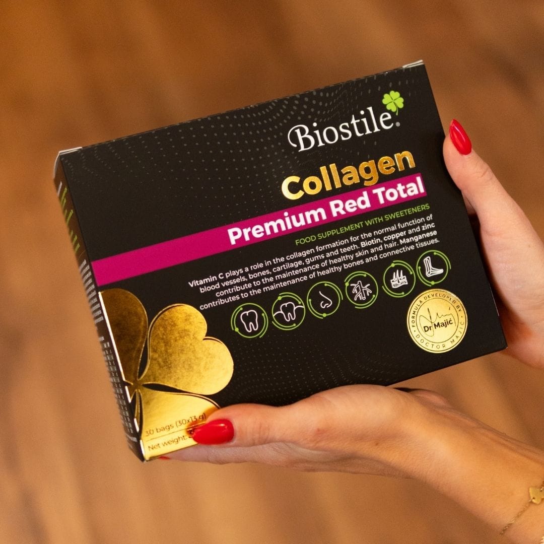 Collagen Premium Red Total – 5 Πηγές, Υαλουρονικό & Βιταμίνη C | 30 φακ.