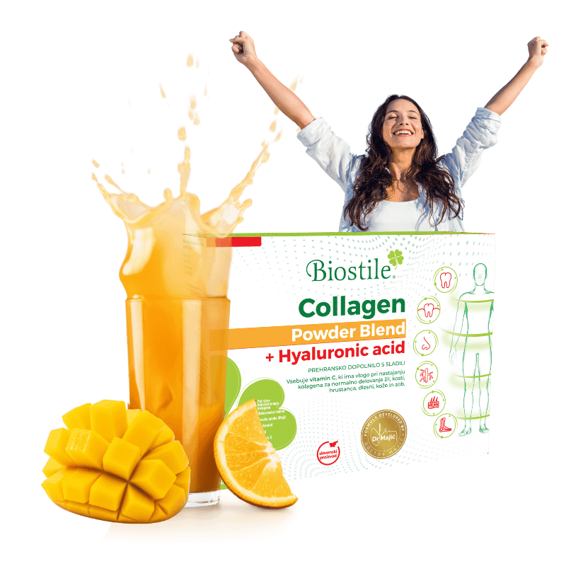 Collagen Powder Blend με Υαλουρονικό Οξύ για Δέρμα, Μαλλιά, Νύχια & Κινητικότητα Αρθρώσεων