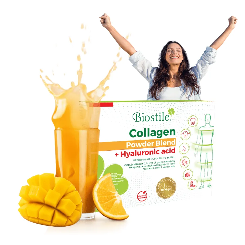 Collagen Powder Blend με Υαλουρονικό Οξύ για Δέρμα, Μαλλιά, Νύχια & Κινητικότητα Αρθρώσεων